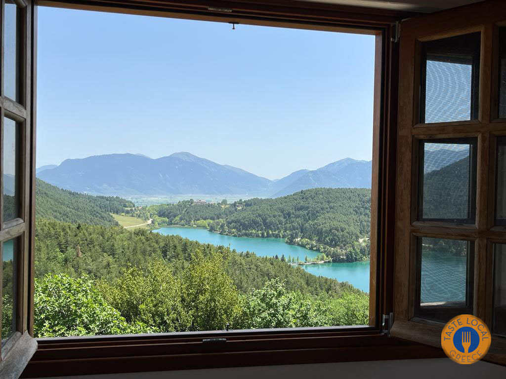 Lake Doxa - Walk in the Alps of Corinthia by George, our Gastronomic correspondent from “Taste Local Greece” - Gastronomy Tours Vie from the church 1 - Gastronomy Tours